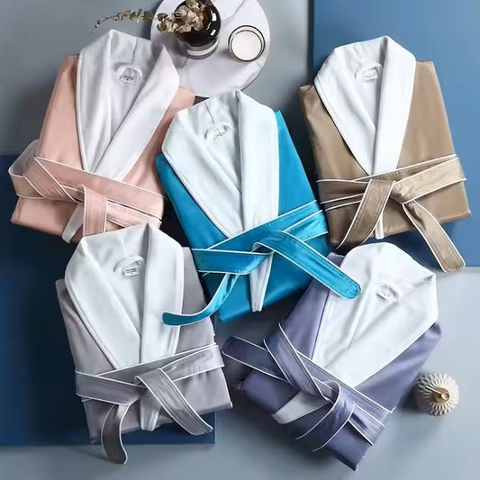 PALACE COLLECTION - Light Cotton Bathrobe 