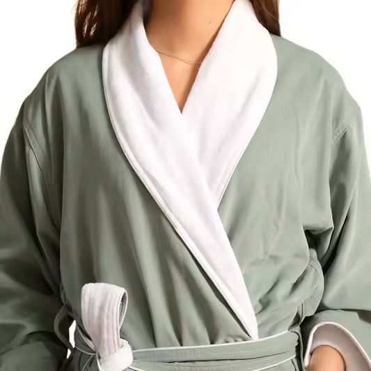 PALACE COLLECTION - Light Cotton Bathrobe 
