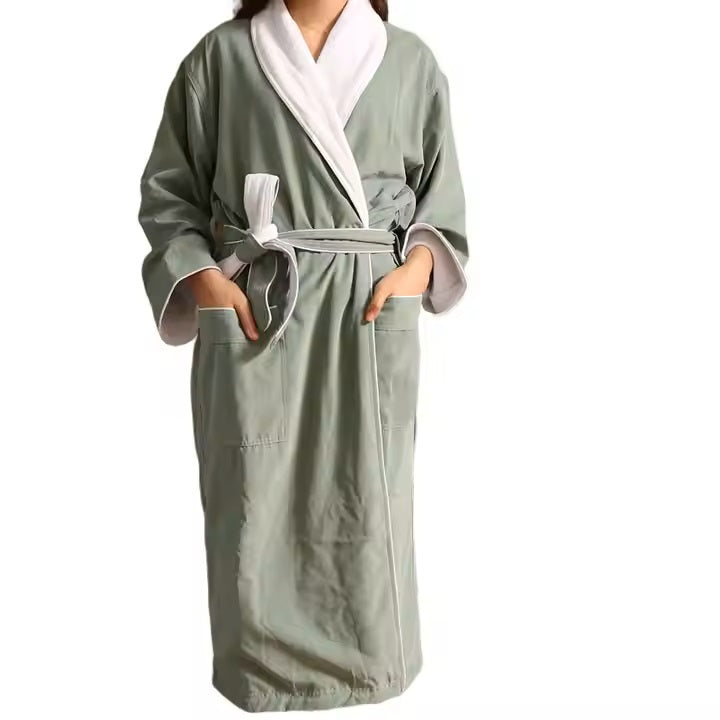 PALACE COLLECTION - Light Cotton Bathrobe 